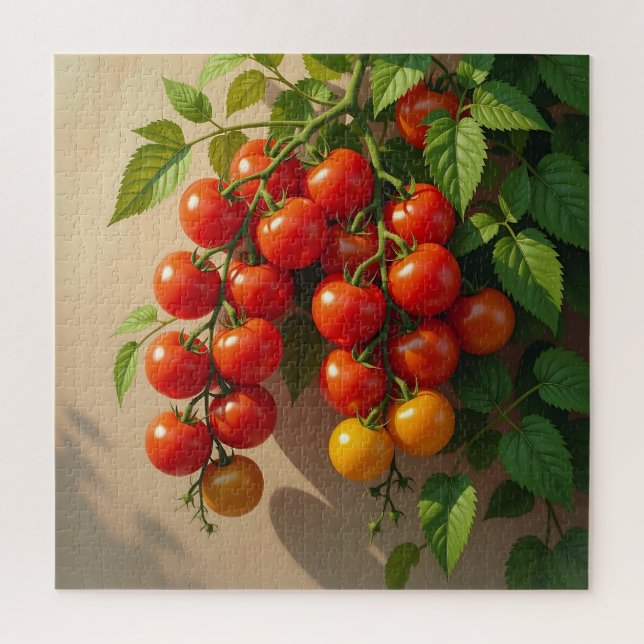 Quebra-cabeça Temas de Verão de Jardinagem de Tomateira (Vertical)