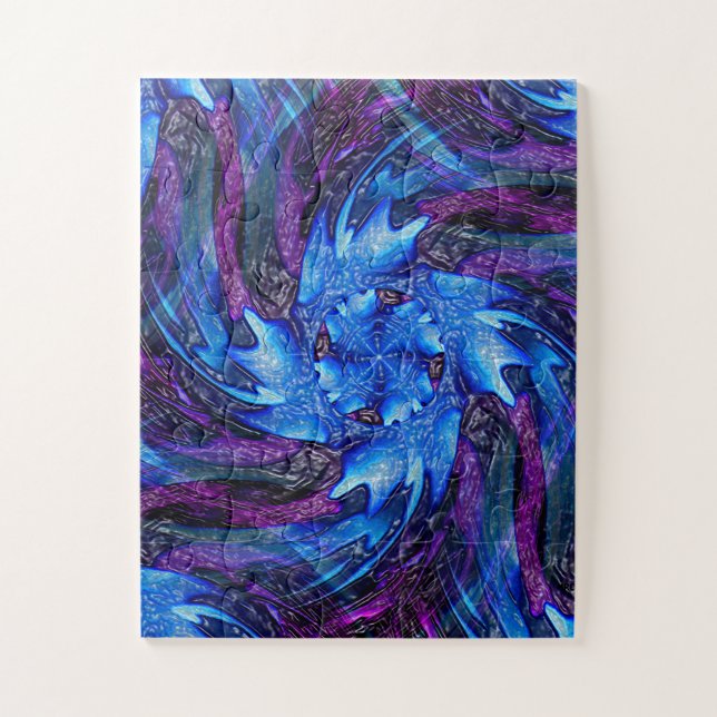 Quebra-cabeça Tempestade de Vento Frio.... (Vertical)