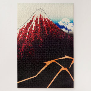 Quebra-cabeça Tempestade sob a Cúpula de Katsushika Hokusai
