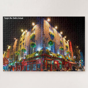 Quebra-cabeça Temple Bar Dublin Irlanda.