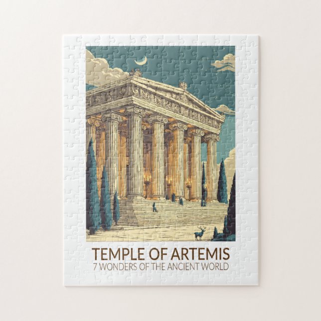 Quebra-cabeça Temple of Artemis Seven Wonders of the World Art (Vertical)