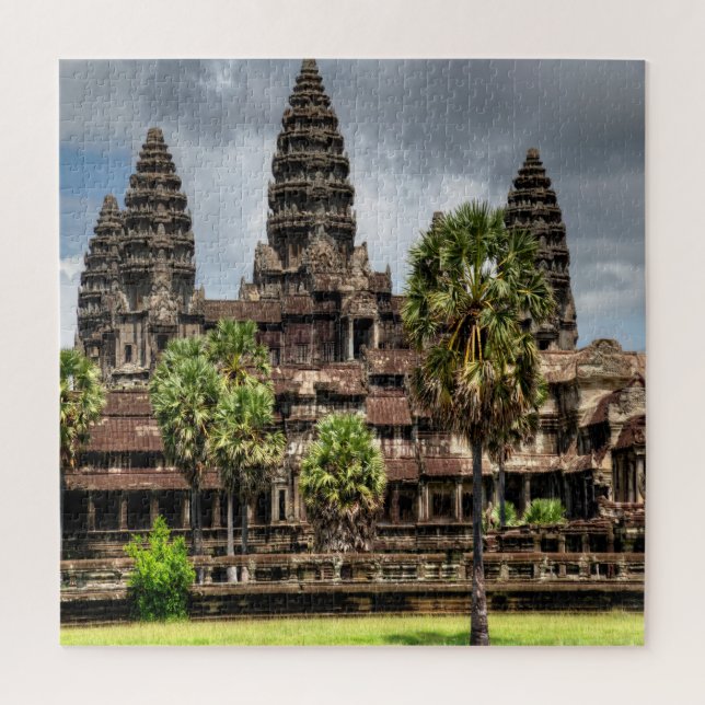 Quebra-cabeça Templo Angkor Wat Camboja (Vertical)