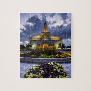 Quebra-cabeça Templo de Lds do Mormon do negociante de panos -