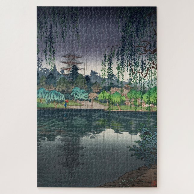 Quebra-cabeça Templo de Nara Kofukuji por Tsuchiya Koitsu (Vertical)