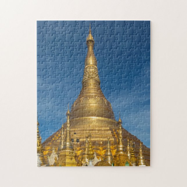 Quebra-cabeça Templo do Stupa Dourado (Vertical)