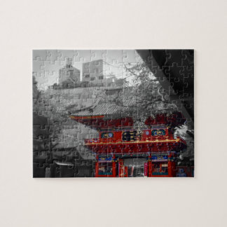 Quebra-cabeça Templo japonês velho