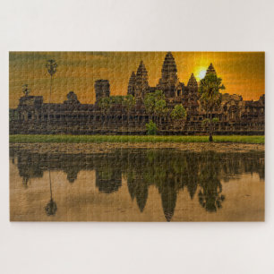 Quebra-cabeça Templo Khmer do Camboja