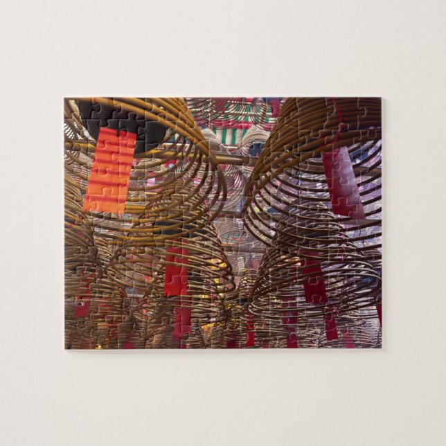 Quebra-cabeça Templo Mo Budista de Hong Kong (Horizontal)