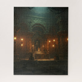 Quebra-cabeça Templo Subterrâneo Escuro Antigo Escondido