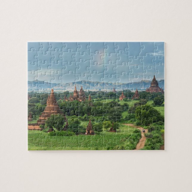 Quebra-cabeça Templos em Bagan, Myanmar (Horizontal)