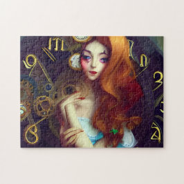 Quebra-cabeça Tempo Mantém a Movimentação de Arte Gerada AI