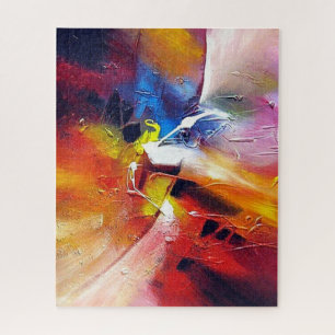 Quebra-cabeça Tendência - Abstrato de Expressão Moderna Pintura