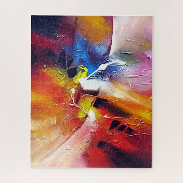 Quebra-cabeça Tendência - Abstrato de Expressão Moderna Pintura (Vertical)