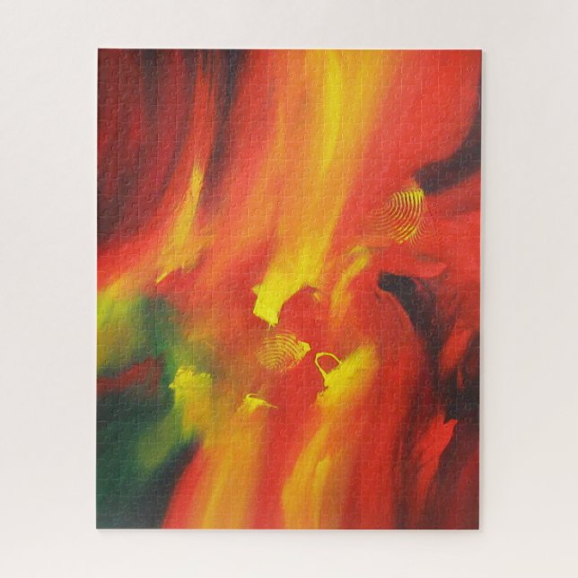 Quebra-cabeça Tendência Moderna de Pintura por Expressionista de (Vertical)