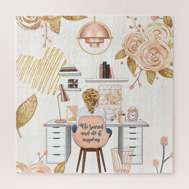 Quebra-cabeça Tenha Medo E Faça De Qualquer Forma (Vertical)