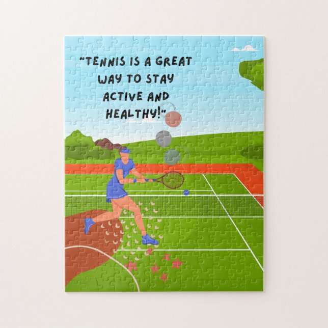 Quebra-cabeça tênis para Tênis Player (Vertical)