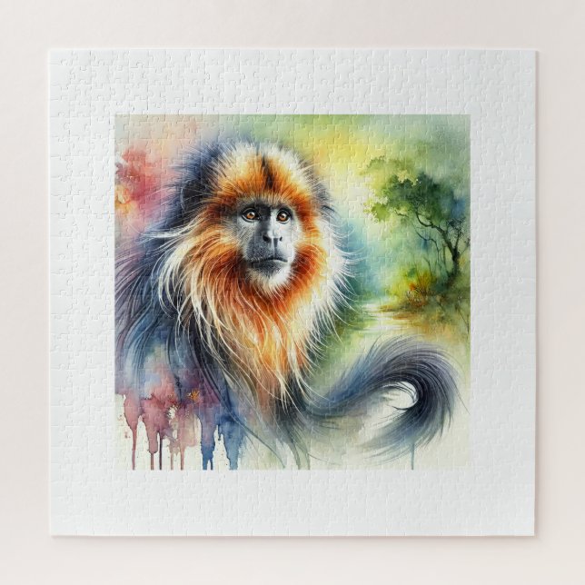 Quebra-cabeça Tepui Monkey 130924AREF148 - Watercolor (Vertical)