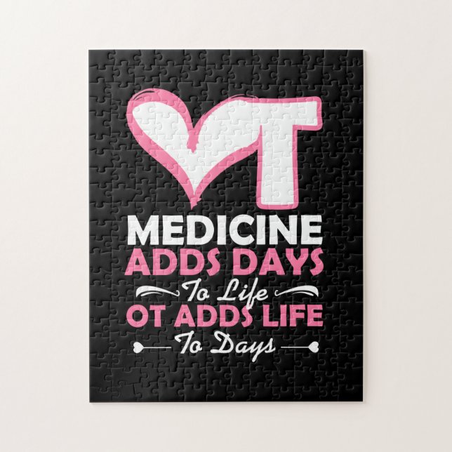 Quebra-cabeça Terapia Ocupacional Adiciona Vida A Dias (Vertical)