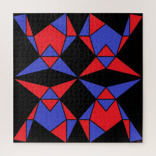 Quebra-cabeça Terceira Trinidade dos Triângulos Abstrato Ken Gag