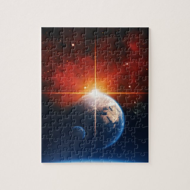 Quebra-cabeça terra (Vertical)