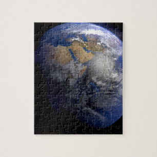 Quebra-cabeça Terra Azul do Espaço Inspiracional