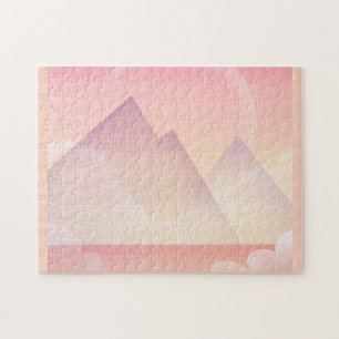 Quebra-cabeça Terra da Montanha Dreamy Pastel