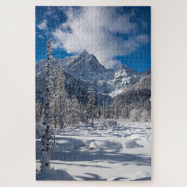 Quebra-cabeça Terra Maravilha da Montanha Snowy