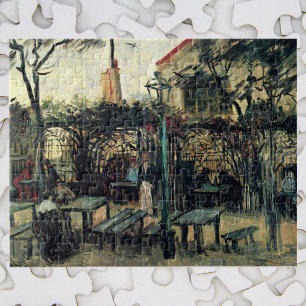 Quebra-cabeça Terrace de um Cafe, Montmartre, por Vincent van Go