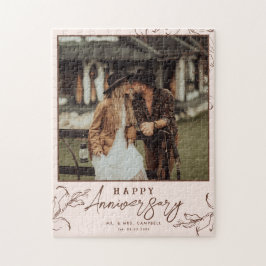 Quebra-cabeça Terracotta | Sr. Aniversário de Casamento da & Sra