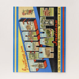 Quebra-cabeça Terre Haute Indiana 16x20 