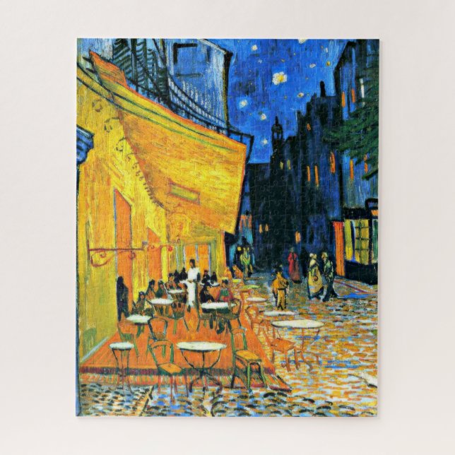 Quebra-cabeça Térrea do Café por Vincent van Gogh (Vertical)