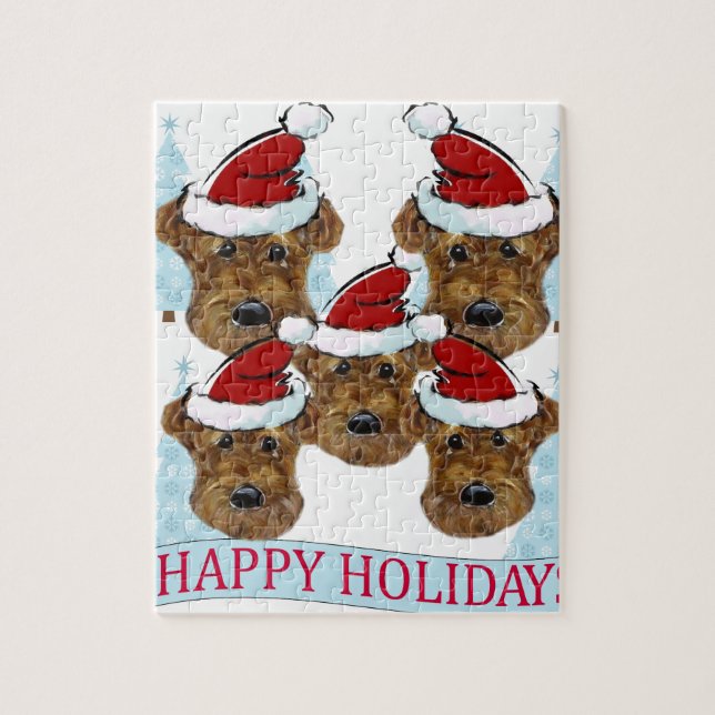 QUEBRA-CABEÇA TERRIERES AIREDALE (Vertical)