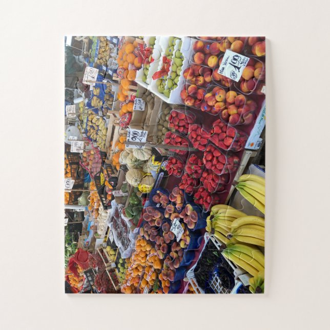 Quebra-cabeça Tesouros do Mercado de Palermo | Memória da Fruta (Vertical)