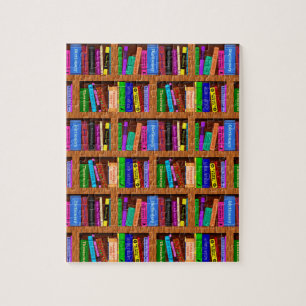 Quebra-cabeça Teste padrão da biblioteca da biblioteca para