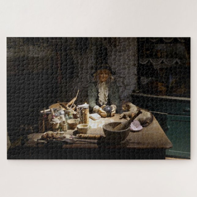 Quebra-cabeça Testemunha do Museu de Bruxaria (Horizontal)