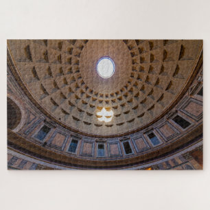 Quebra-cabeça Teto interior do panteão com buraco, Roma, Itáli