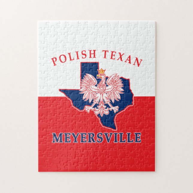 Quebra-cabeça Texan polonês Meyersville (Vertical)