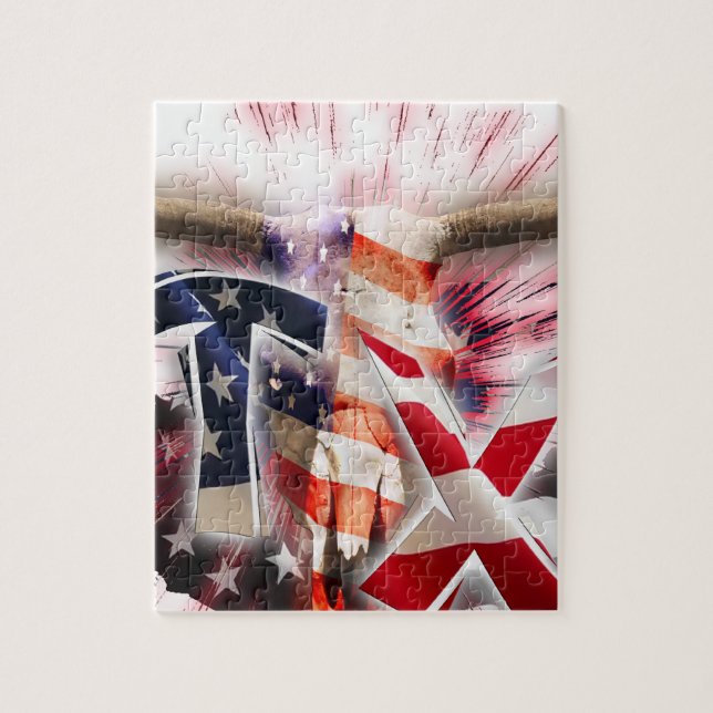 Quebra-cabeça texan texas (Vertical)