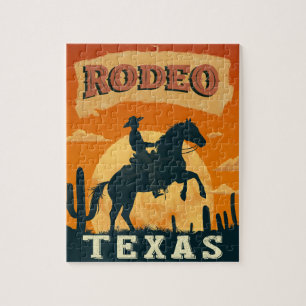 Quebra-cabeça Texas Cowboy Rodeo Vintage