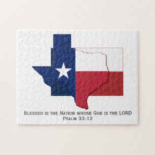 Quebra-cabeça TEXAS Nação Abençoada PAVILHÃO TEXANA