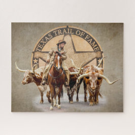 Quebra-cabeça Texas Trail of Fame, Fortworth Cattle Drive