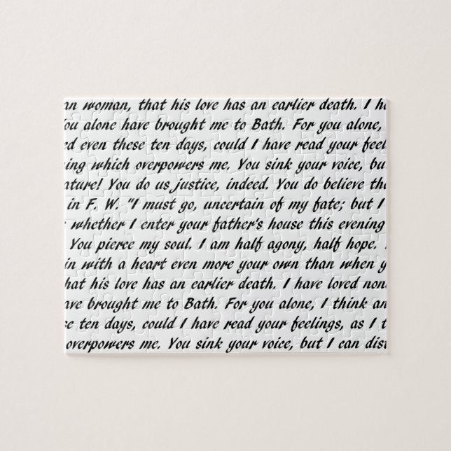 Quebra-cabeça Texto da persuasão (Horizontal)