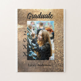 Quebra-cabeça Texto de classe de nome de adição de graduação de 