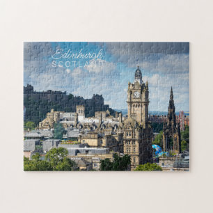 Quebra-cabeça Texto Personalizado Edimburgo Escócia