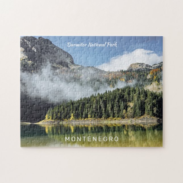 Quebra-cabeça Texto Personalizado Montenegro (Horizontal)