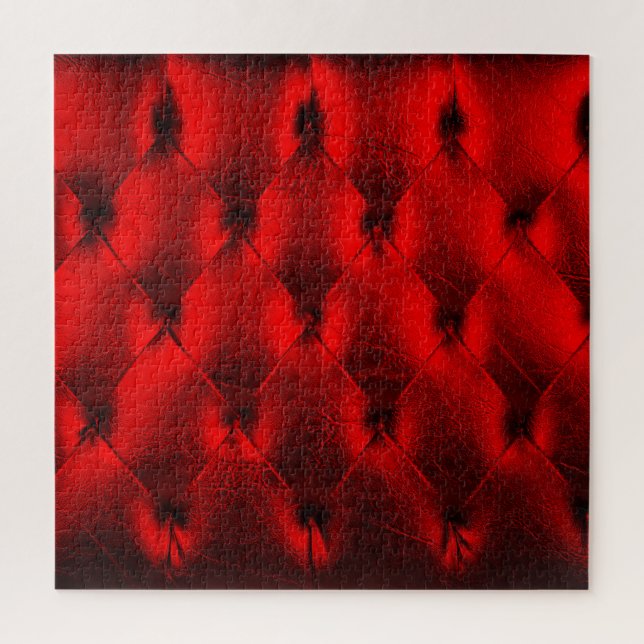 Quebra-cabeça Textura de almofada de preenchimento vermelho de v (Vertical)