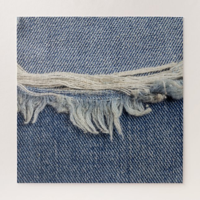 Quebra-cabeça Textura dos jeans riscada, fundo do na moda. (Vertical)