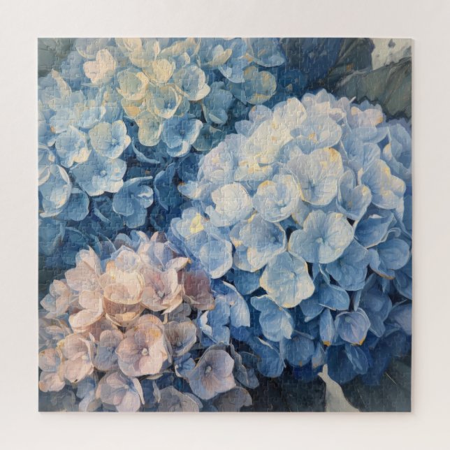 Quebra-cabeça Textura Floral Sonhadora – Estilo de Flor Suave (Vertical)