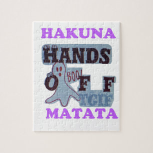 Quebra-cabeça TGIF Hakuna Matata Mãos De Cabeça Engraçada
