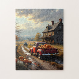 Quebra-cabeça Thanksgiving in the country